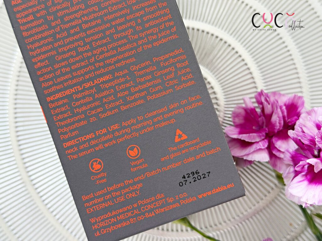 Dabi'a peptydowe serum